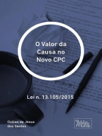 O Valor da Causa no Novo CPC: Lei n. 13.105/2015