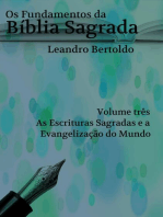 Os Fundamentos da Bíblia Sagrada - Volume III: As Escrituras Sagradas e a Evangelização do Mundo