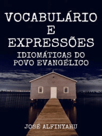Vocabulário e Expressões idiomáticas do povo evangélico: Dicionário da Língua Gospel