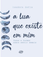 A Lua que existe em mim: frases e formas sobre sentir demais