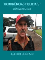 OCORRÊNCIAS POLICIAIS: CIÊNCIAS POLICIAIS