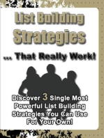 List Building Strategies That Really Work