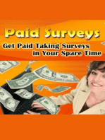 Get Paid Taking Surveys in Your Spare Time