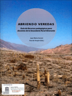 Abriendo veredas: Guía de Recursos pedagógicos para docentes de la Secundaria Rural itinerante