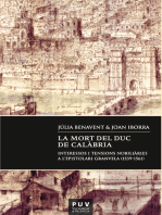 La mort del duc de Calàbria: Interessos i tensions nobiliàries a l'epistolari Granvela (1539-1561)