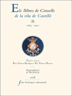 Els llibres de Consells de la vila de Castelló II: (1384-1390)
