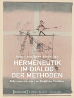 Hermeneutik im Dialog der Methoden: Reflexionen über das transdisziplinäre Verstehen