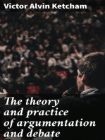 The theory and practice of argumentation and debate