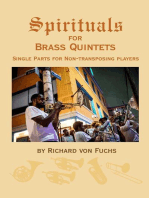Spirituals for Brass Quintets: Single Parts for Non-Transposing Players