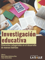 Investigación educativa: Itinerarios categoriales en el desarrollo de marcos teóricos