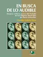 En busca de lo audible: Ensayo crítico acerca del tratado de los objetos musicales de Pierre Schaeffer desde un abordaje multidisciplinario
