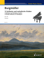 12 Brilliant and Melodious Studies: Op. 105: Piano