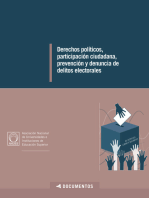Derechos políticos, participación ciudadana, prevención y denuncia de delitos electorales