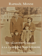 Du quartier Gansard à la campagne Saint-Joseph: Tranches de vie autobiographiques