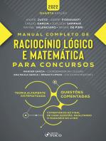 Raciocínio lógico e matemática para concursos: Manual completo