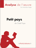 Petit pays de Gael Faye (Analyse de l'œuvre): Résumé complet et analyse détaillée de l'oeuvre