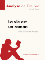La vie est un roman de Guillaume Musso (Analyse de l'œuvre)