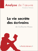 La vie secrète des écrivains de Guillaume Musso (Analyse de l'œuvre)