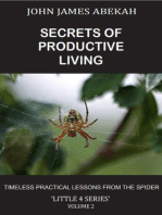 Secrets of Productive Living: Spiders: LITTLE 4 SERIES, #2