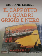 Il cappotto a quadri grigio e nero