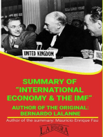 Summary Of "International Economy & The IMF" By Bernardo Lalanne: UNIVERSITY SUMMARIES