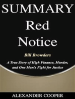 Summary of Red Notice: by Bill Browders - A True Story of High Finance, Murder, and One Man’s Fight for Justice - A Comprehensive Summary