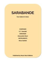 Sarabande from Suite in D minor by G. F. Haendel