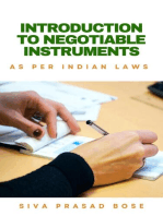 Introduction to Negotiable Instruments