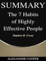 Summary of The 7 Habits of Highly Effective People: by Stephen R. Covey - A Comprehensive Summary