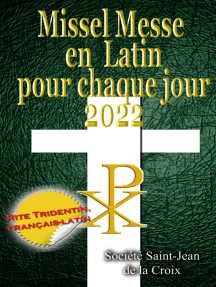 Calendrier Satanique 2023 Missel Messe En Latin Pour Chaque Jour 2022 Rite Tridentin, Français-Latin  Calendrier Catholique Traditionnel De Société Saint-Jean De La Croix -  Livre Électronique | Scribd