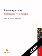Tres ensayos sobre democracia y ciudadanía