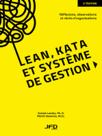 Lean, kata et système de gestion: Réflexions, observations et récits d'organisations