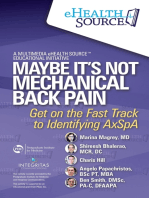 Maybe It’s NOT Mechanical Back Pain