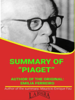 Summary Of Piaget By Emilia Ferreiro: UNIVERSITY SUMMARIES