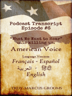 American Voice Podcast: Episode #6 Transcript