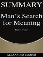 Summary of Man’s Search for Meaning: by Victor Frankl - A Comprehensive Summary