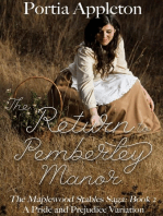 The Return to Pemberley Manor: A Pride and Prejudice Variation: The Maplewood Stables Saga, #2