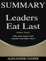 Summary of Leaders Eat Last: by Simon Sinek - Why Some Teams Pull  Together and Others Don't - A Comprehensive Summary