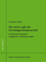 Die reine Logik als Grundlagenwissenschaft in Edmund Husserls Logischen Untersuchungen