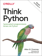 Think Python: Systematisch programmieren lernen mit Python