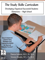 The Study Skills Curriculum: Developing Organized Successful Students Elementary-High School