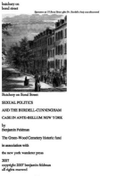 Butchery On Bond Street: Sexual Politics & The Burdell-Cunningham Case in Ante-Bellum New York