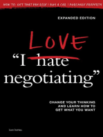 I Love Negotiating: Change your thinking and learn how to get what you want