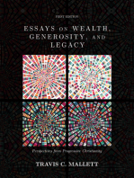 Essays on Wealth, Generosity, and Legacy: Perspectives from Progressive Christianity