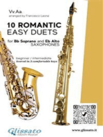 10 Romantic Easy duets for Bb Soprano and Eb Alto Saxes