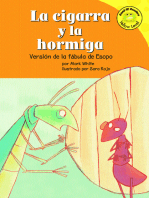 La cigarra y la hormiga: Versión de la fábula de Esopo