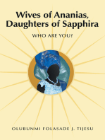 Wives of Ananias, Daughters of Sapphira: Who Are You?
