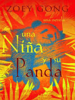 Una niña y su panda