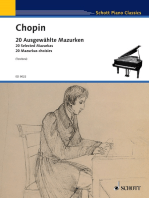 20 Selected Mazurkas: for Piano