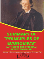 Summary Of "Principles Of Economics" By Alfred Marshall